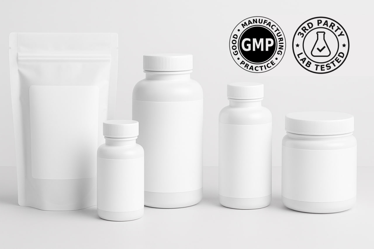 Certified supplements and white-label services